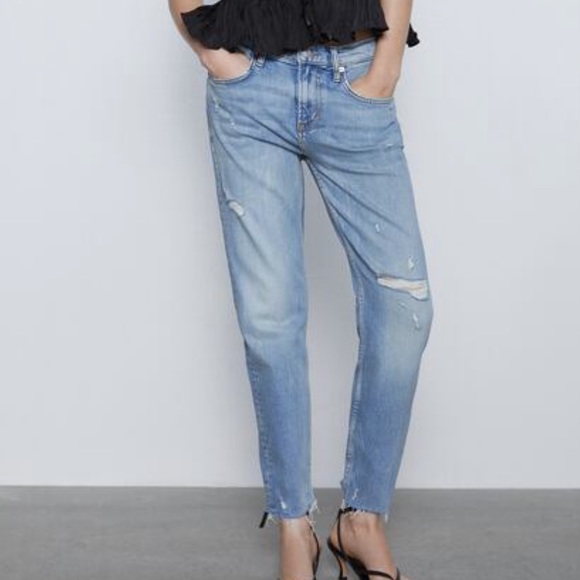 Zara Slim Boyfriend Jeans - Picture 2 of 5